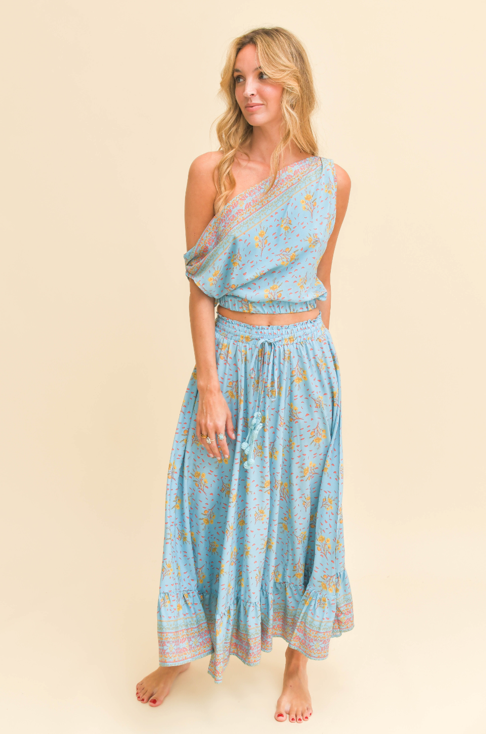 LAGUNA FLEUR PRINT ELKA CROP