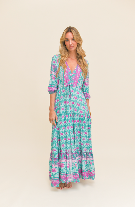 BOREAL PRINT TESSA MAXI DRESS