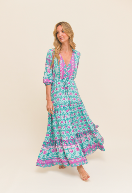 BOREAL PRINT TESSA MAXI DRESS