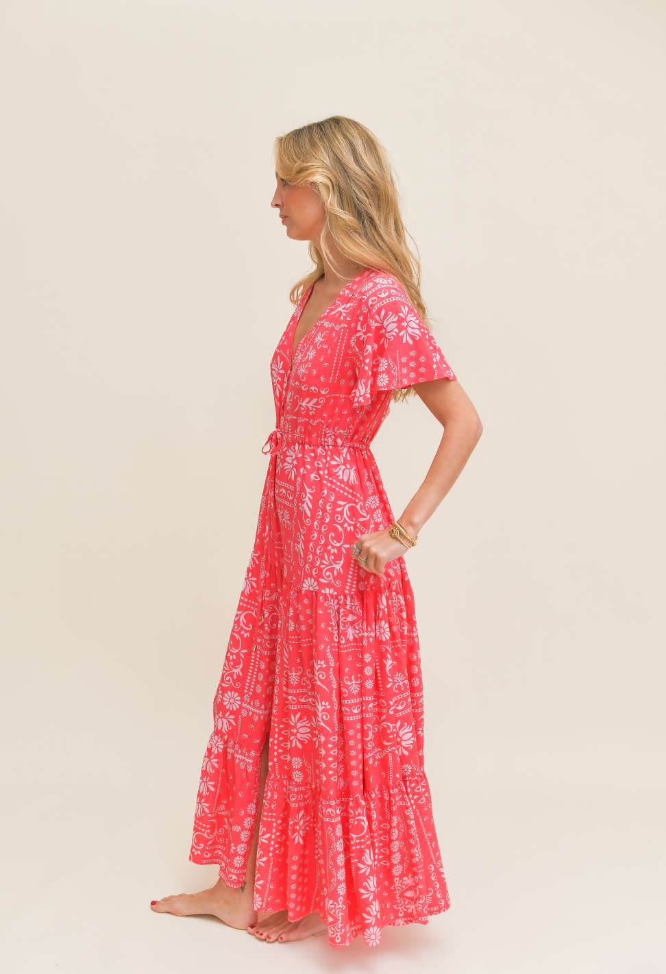 HIBISCA PRINT ALISSIA MAXI