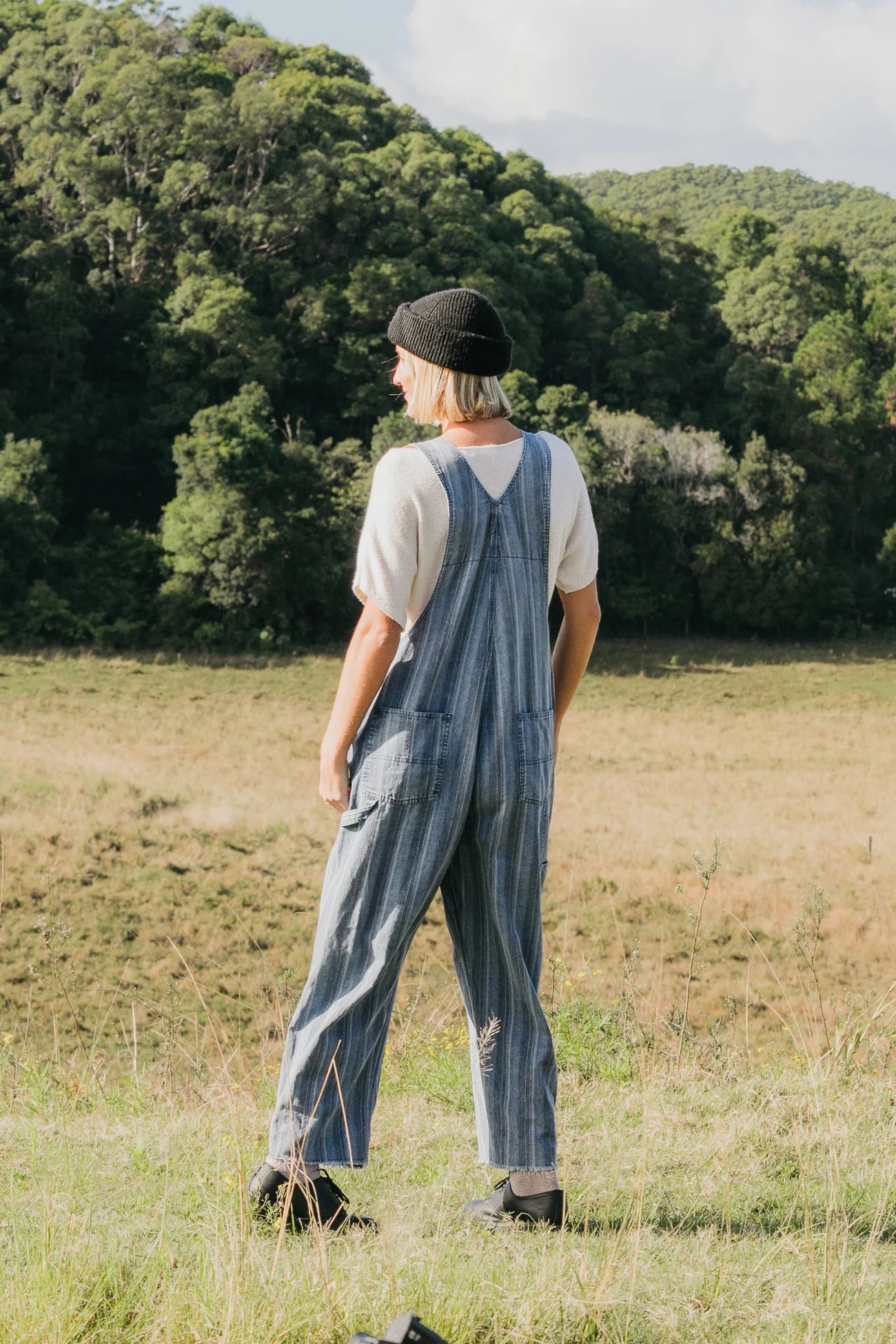 JAGGER - WASHED DENIM OVERALLS