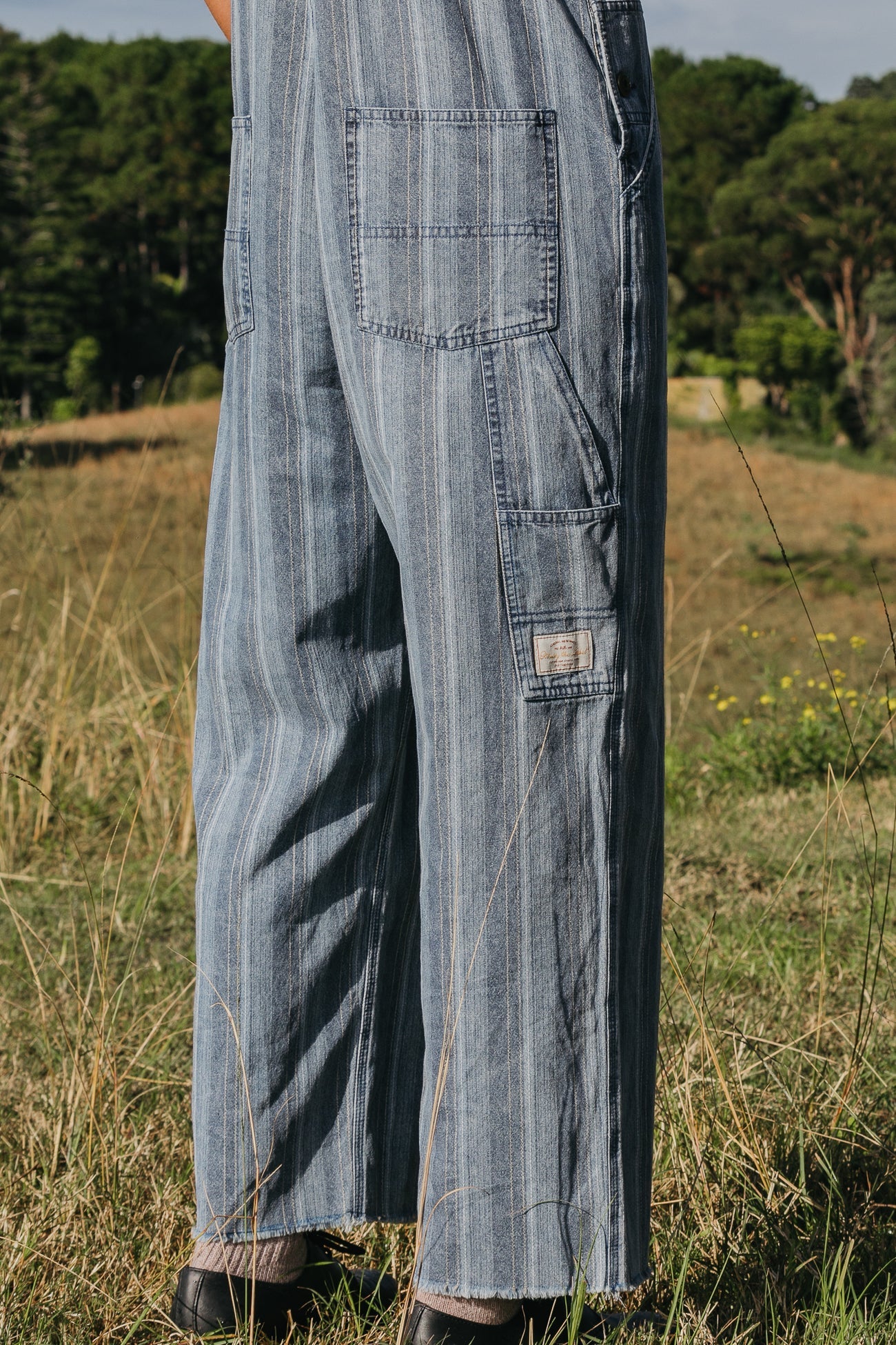 JAGGER - WASHED DENIM OVERALLS
