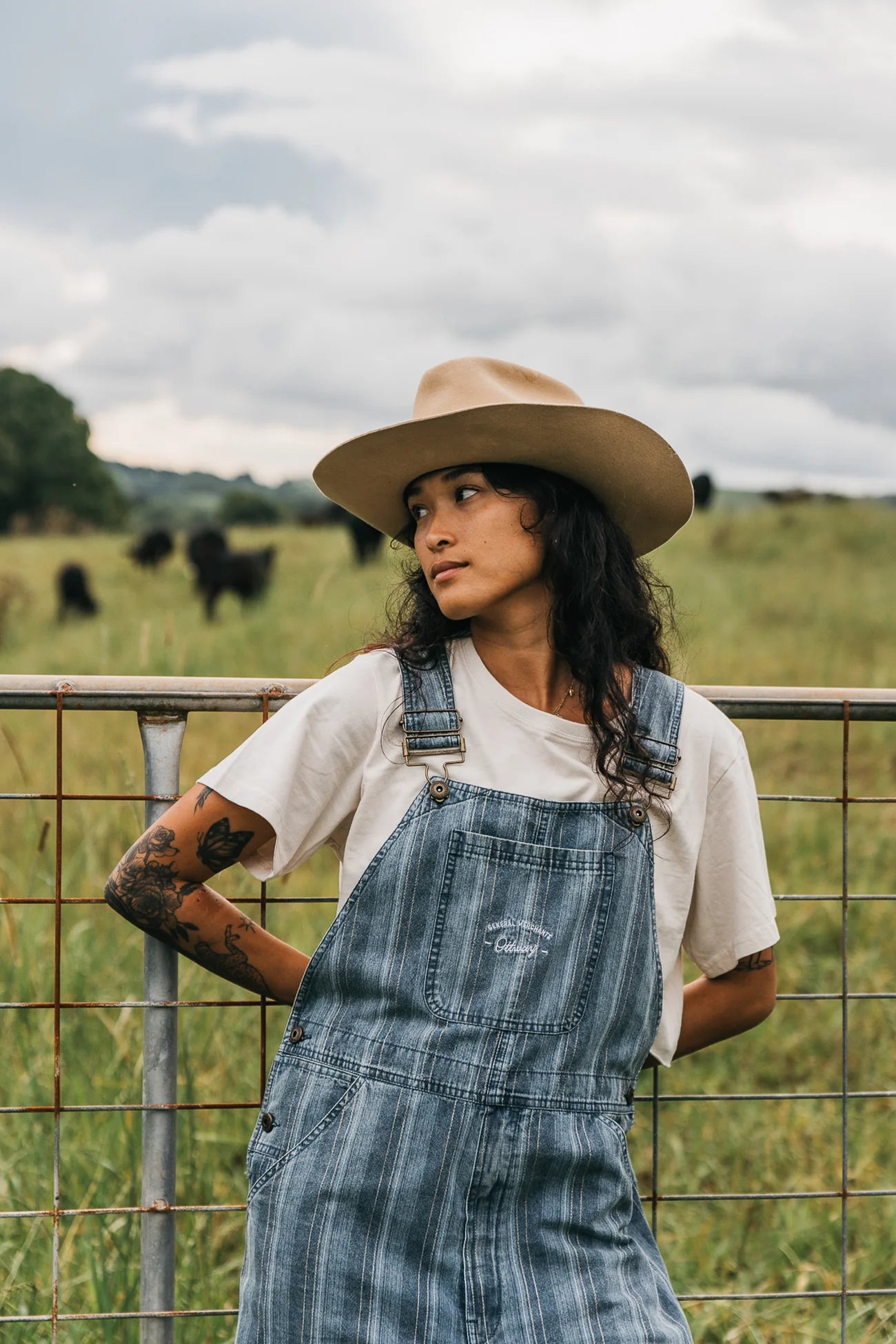 JAGGER - WASHED DENIM OVERALLS