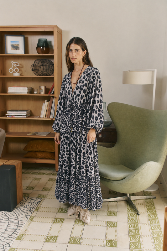 LONE STAR PRINT TERESA MAXI DRESS