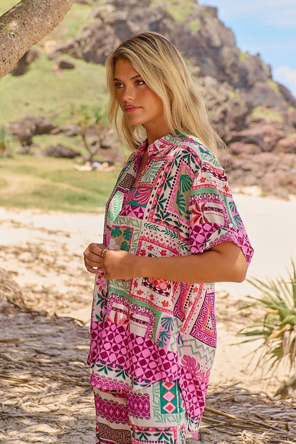 AELIA PRINT LOLA SHIRT