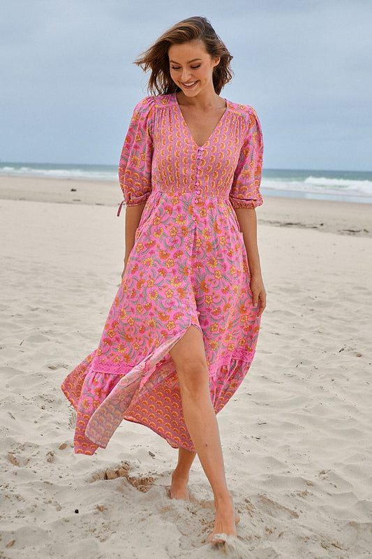 BEGONIA PRINT MOLLI MAXI