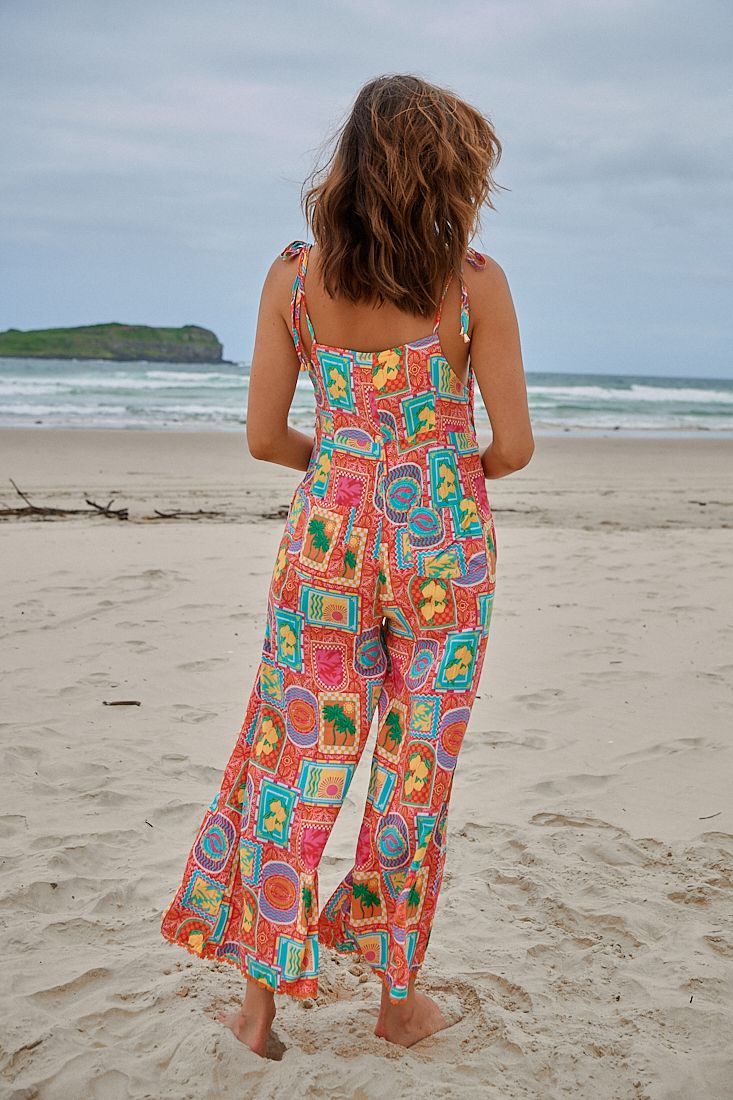 SICILY PRINT KEA JAMPSUIT