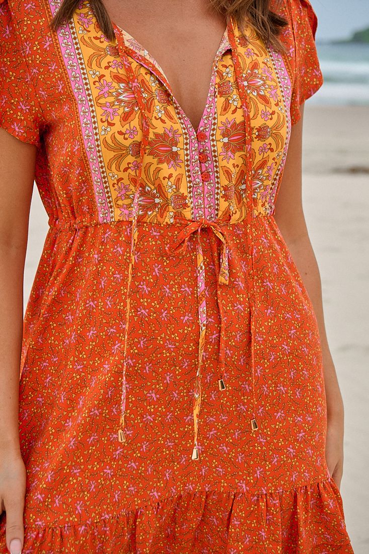 SUMMER SOLSTICE FAITHFUL MINI DRESS