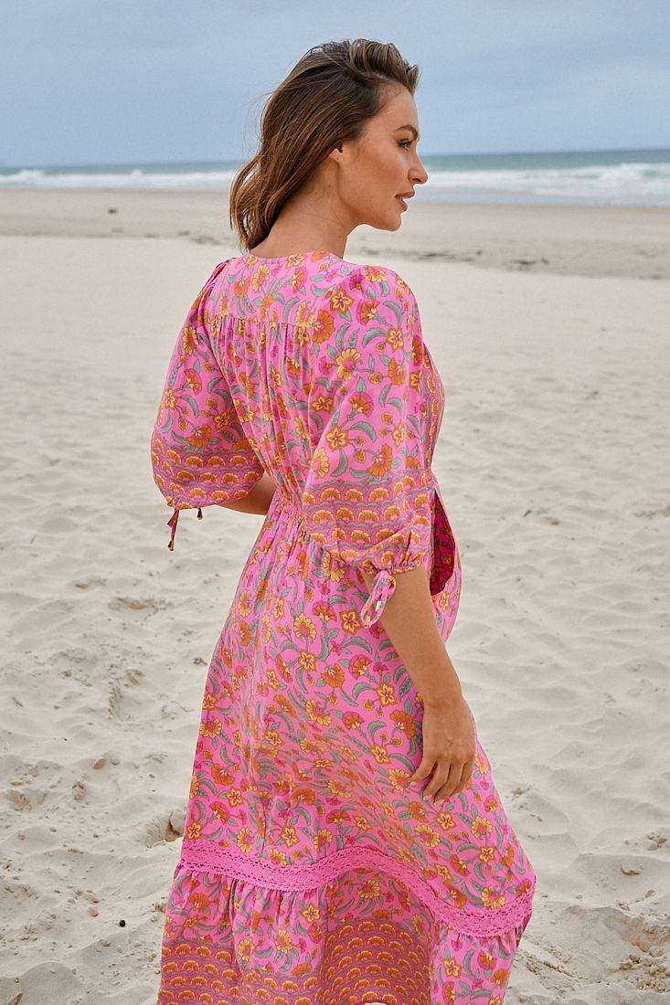 BEGONIA PRINT MOLLI MAXI