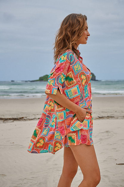 SICILY PRINT RIVER SHIRT