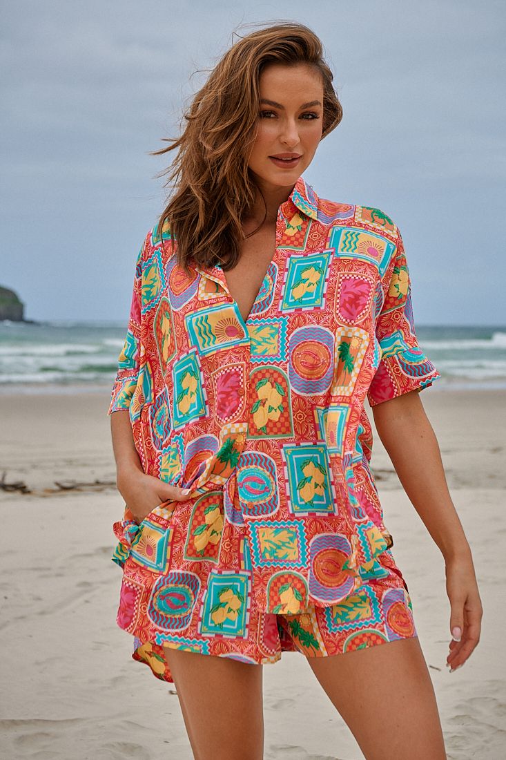 SICILY PRINT RIVER SHIRT